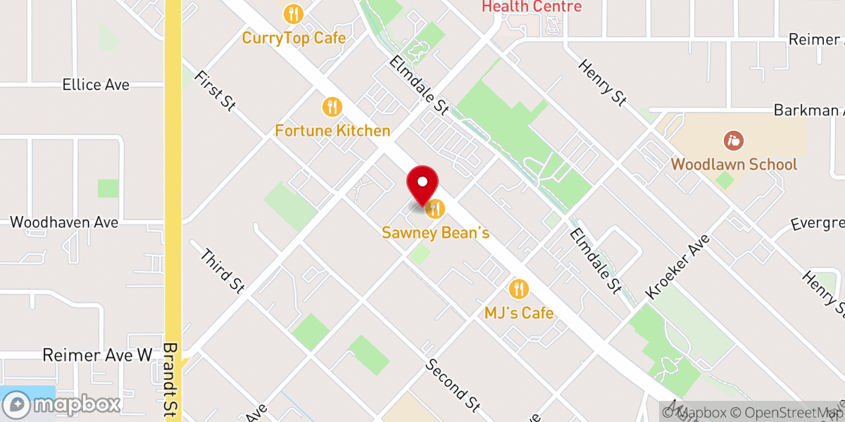 Map showing location of The Sikh society of steinbach