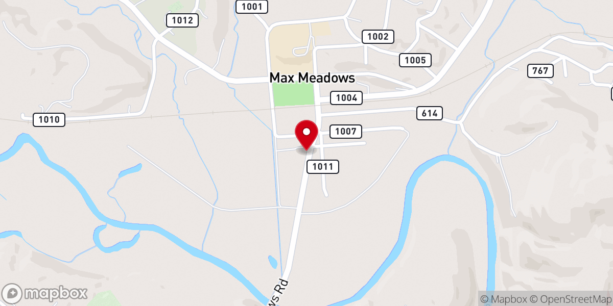 Map showing location of Anchor of Hope Presbyterian Church