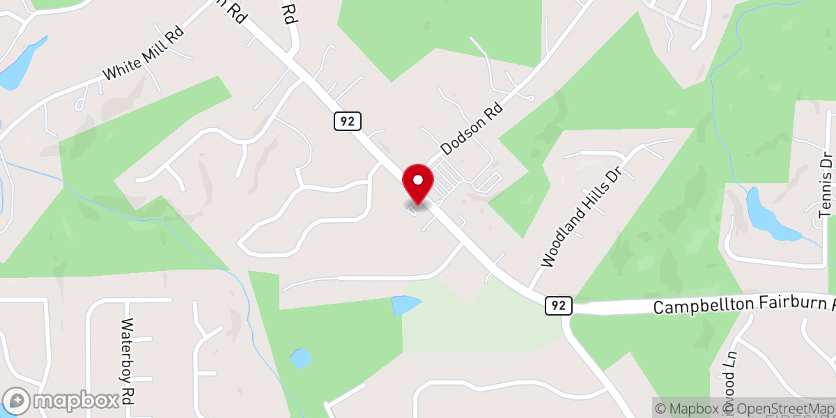 Map showing location of Grace Bible Church