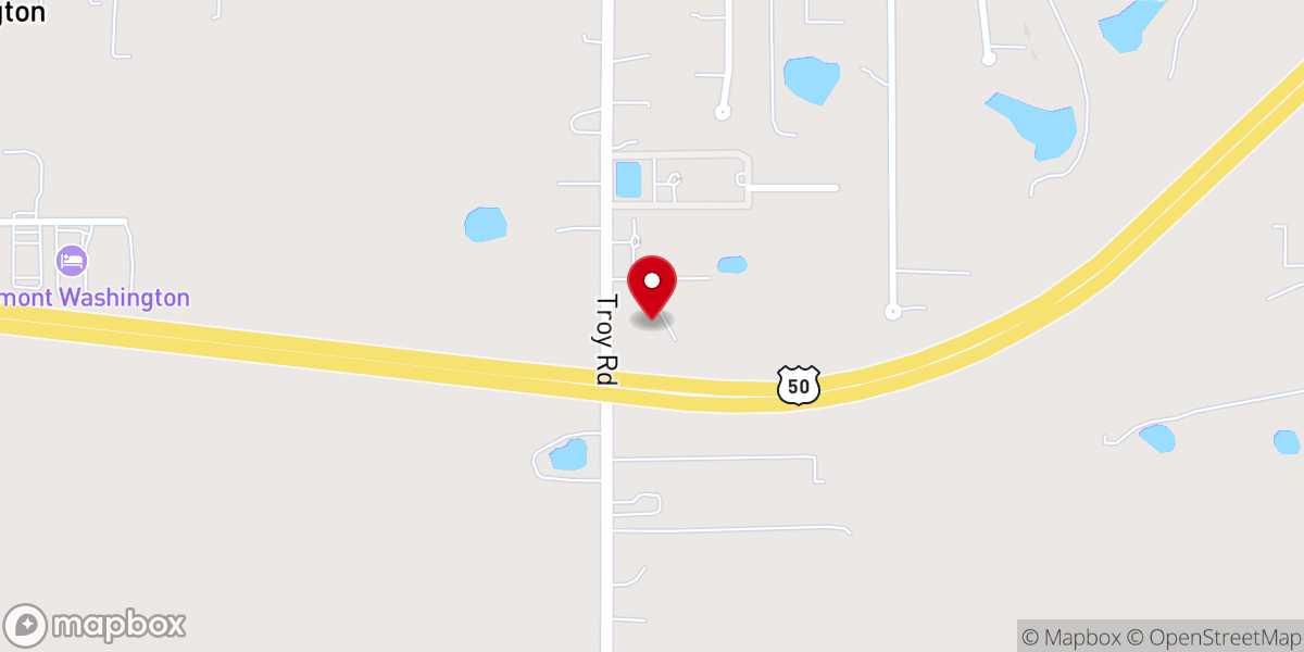 Map showing location of Wesleyan Church
