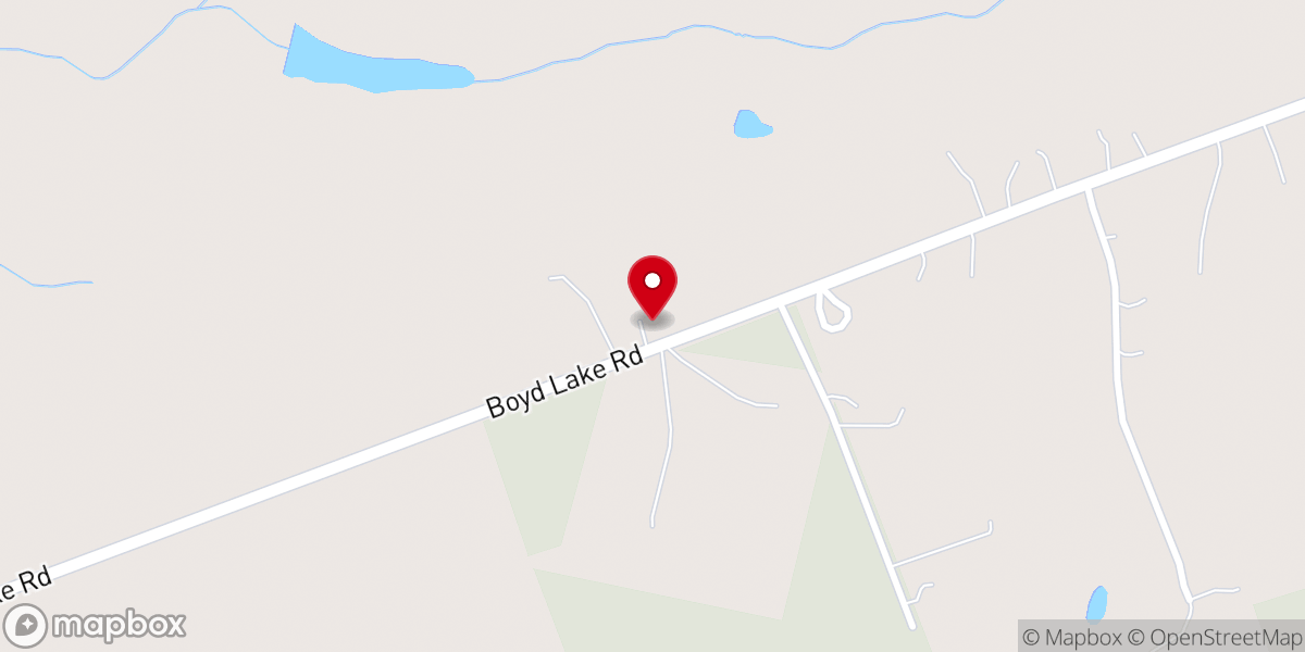 Map showing location of Boyd Lake Rd Church of Christ