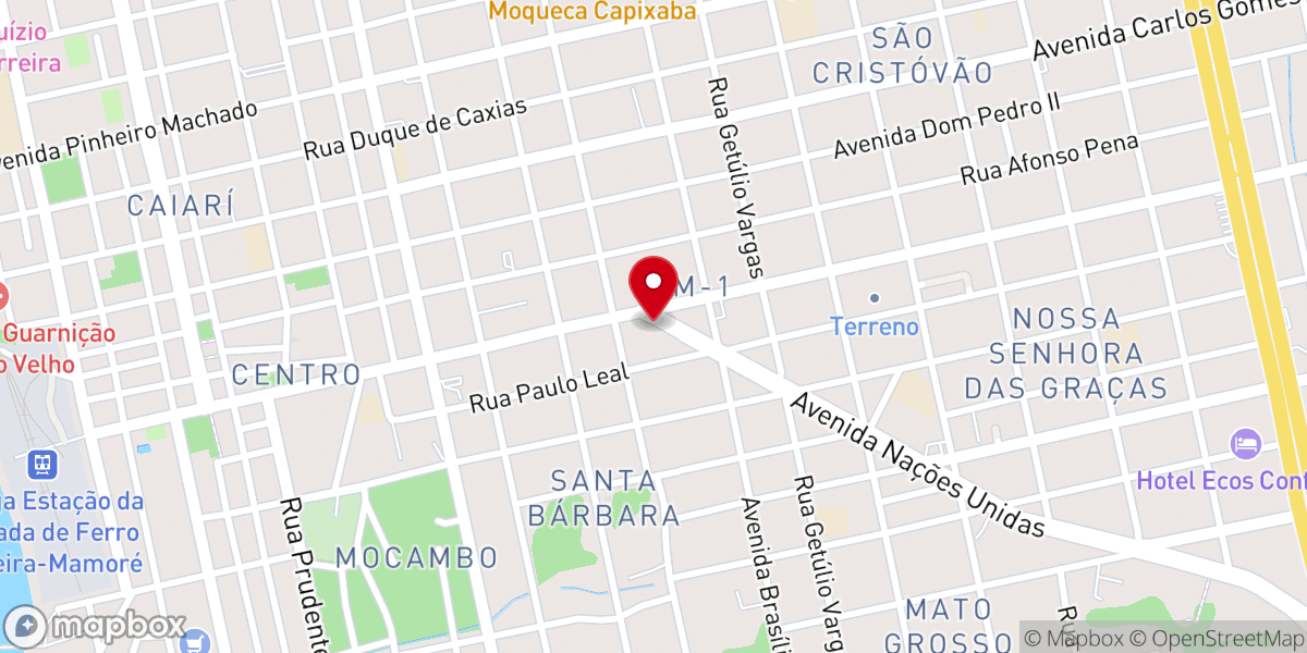 Map showing location of Igreja do Porto