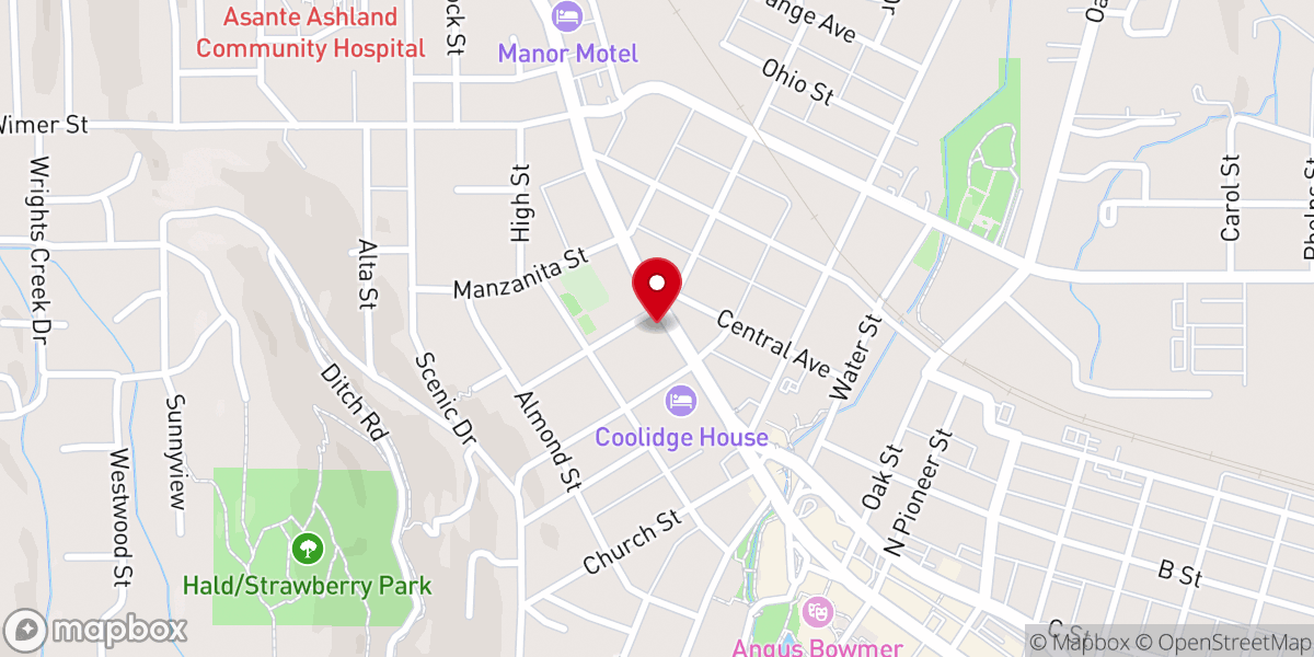 Map showing location of First United Methodist
