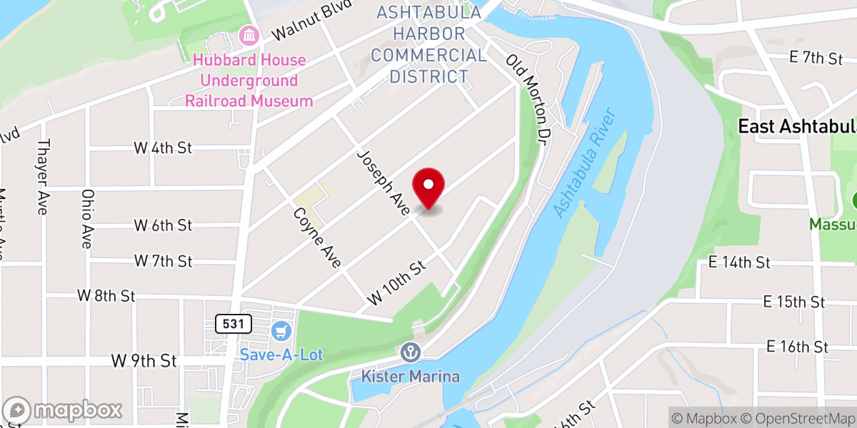 Map showing location of Grace Christian Assembly