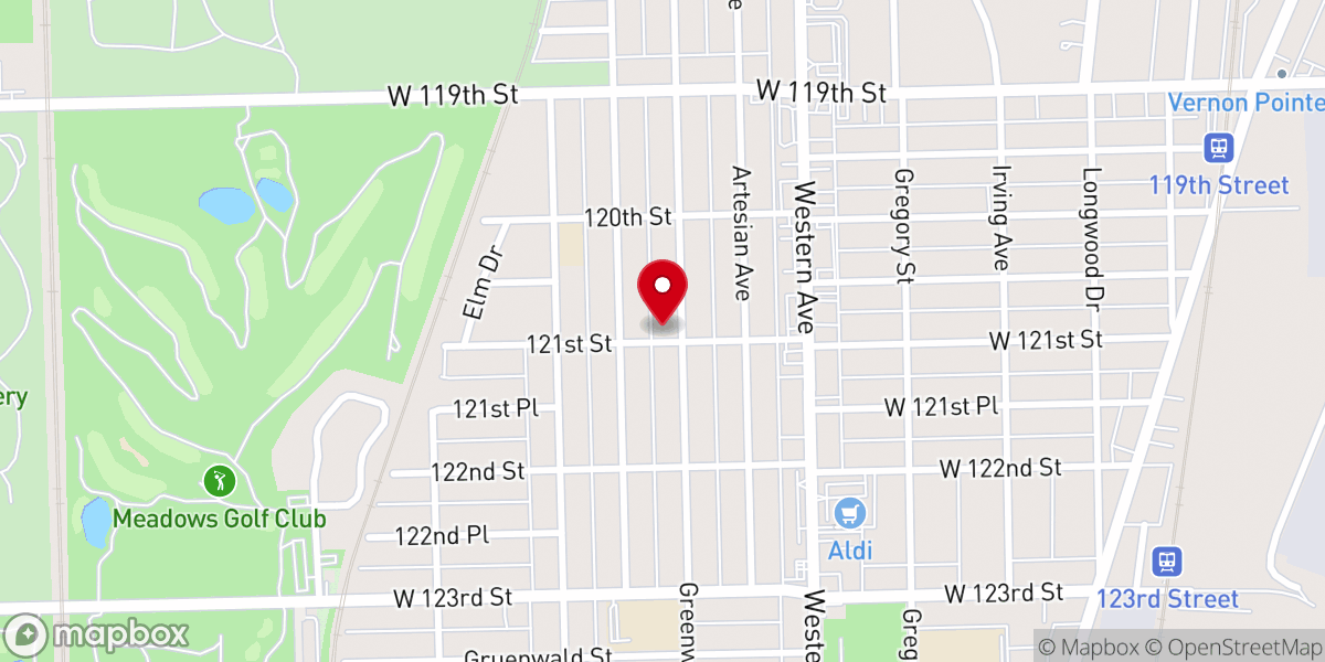 Map showing location of Upper Room Outreach Ministry