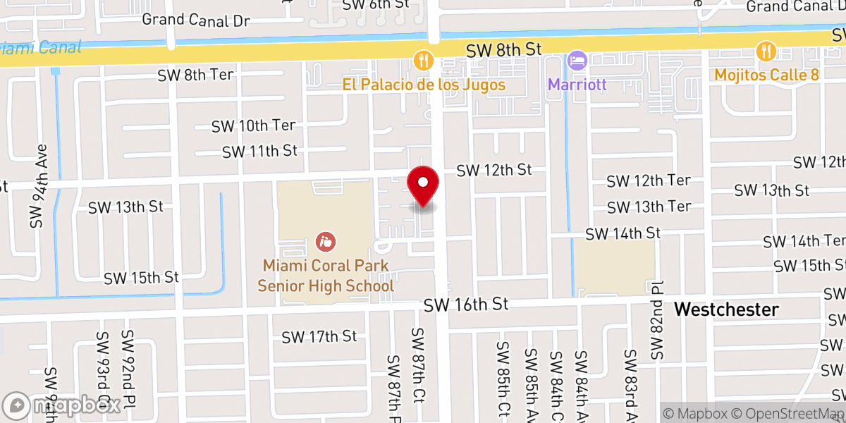 Map showing location of Sozo Church