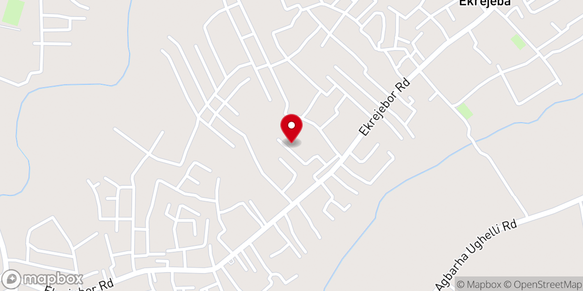 Map showing location of Living Faith Church Ekredjebor Aka Winners Chapel