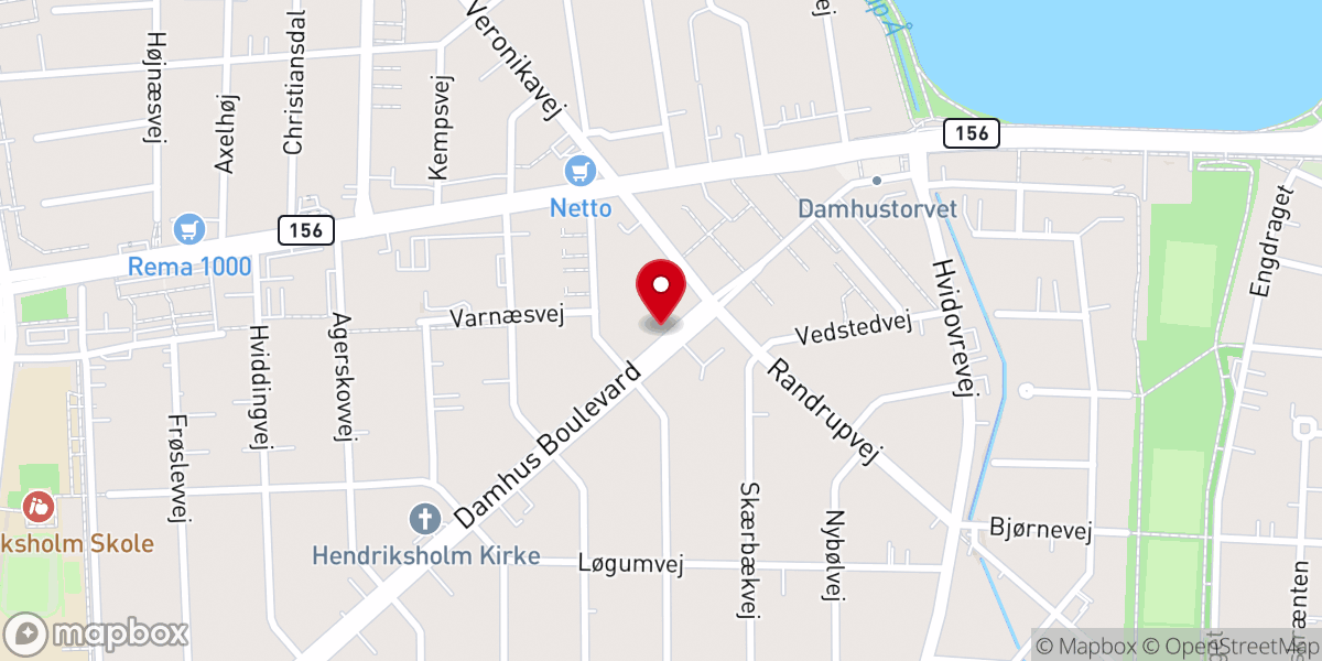 Map showing location of Nyt Håb