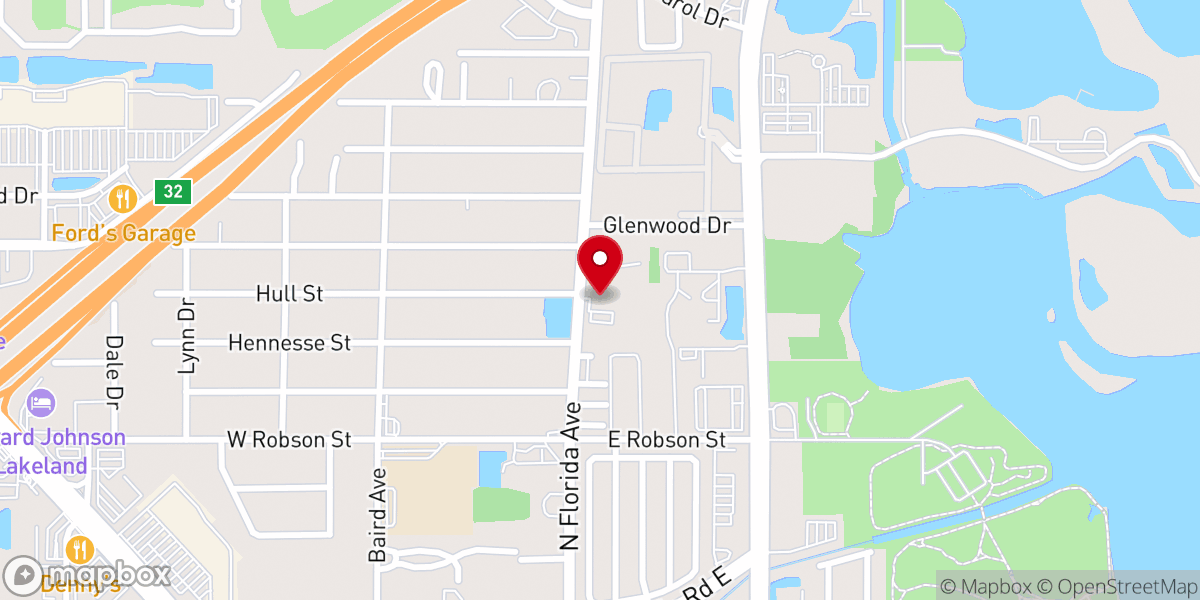 Map showing location of Iglesia De Dios Pentecostal M.I. North Lakeland