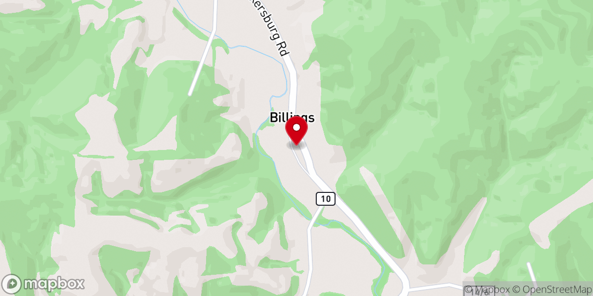 Map showing location of People's Baptist Church