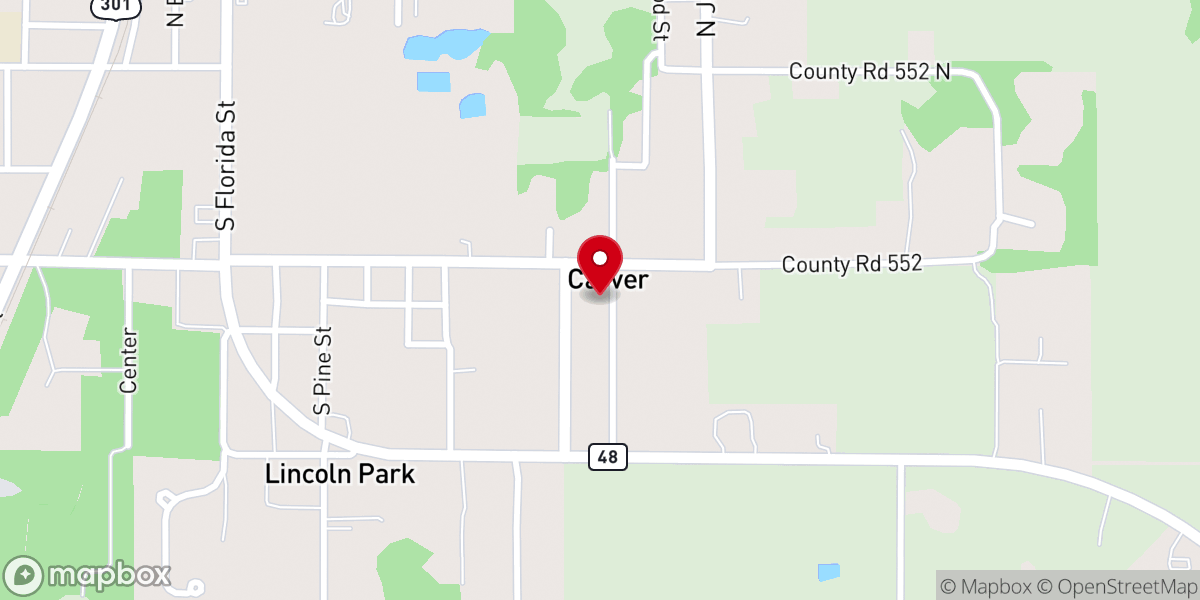 Map showing location of United Church of God In Christ