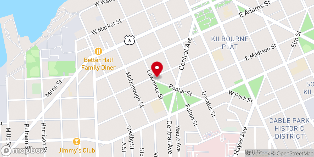 Map showing location of Fellowship Temple Church