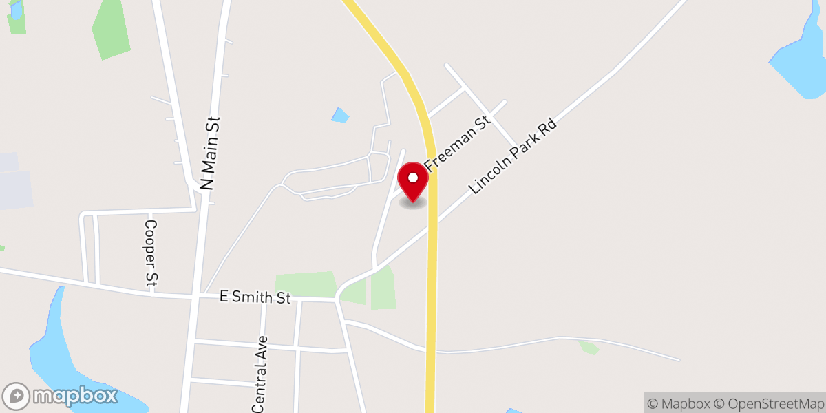 Map showing location of Wadley Church of God In Christ