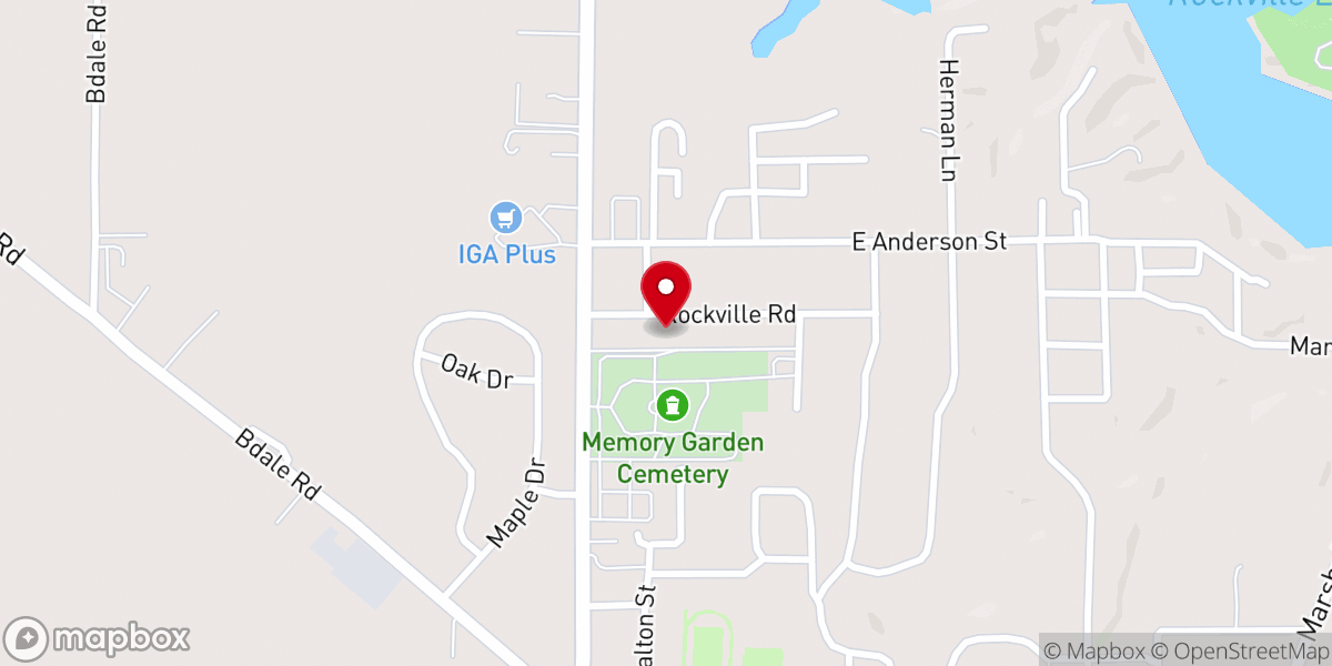 Map showing location of Apostolic Praise Center