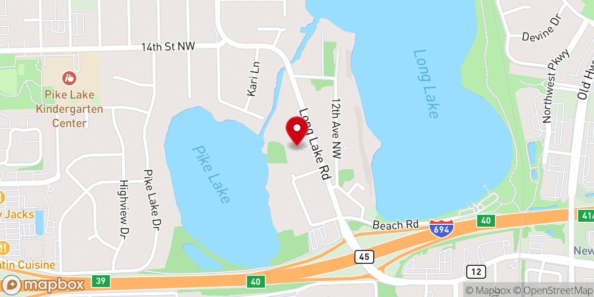 Map showing location of Christian Science Church