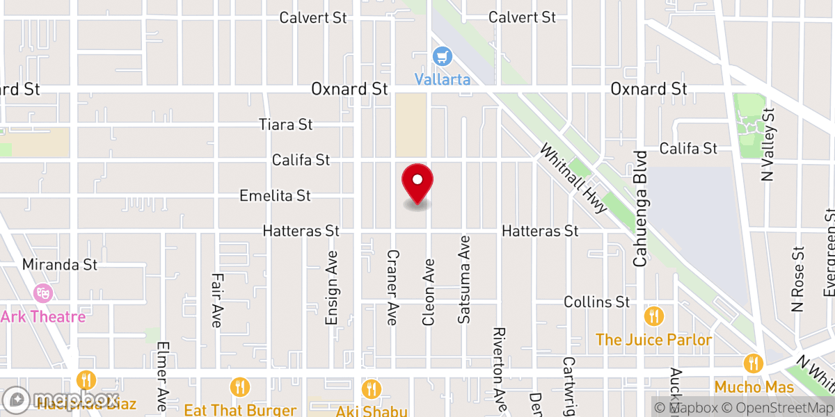Map showing location of Eternal Purpose Recovery Center