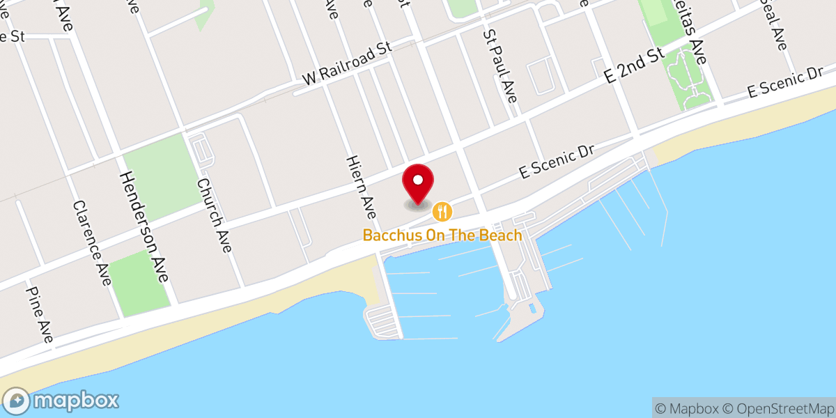 Map showing location of The Historic Blue Rose Mansion