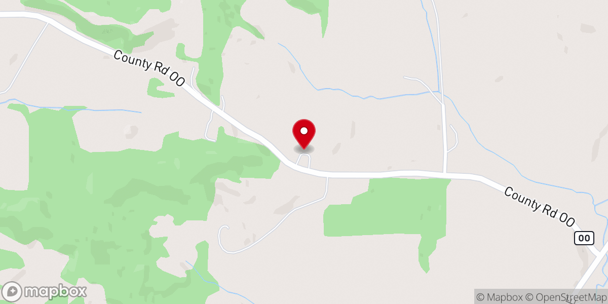 Map showing location of Elk Creek Lutheran Church of Hale