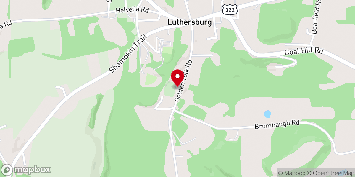 Map showing location of St Luke's United Church of Christ