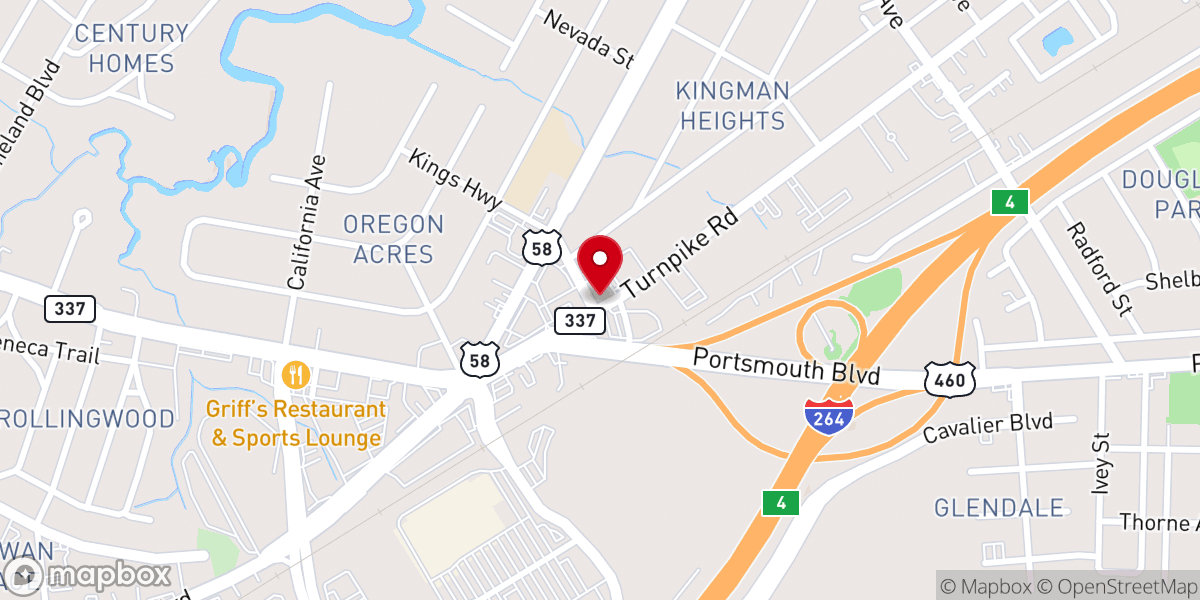Map showing location of The Birthing Place Worship Center