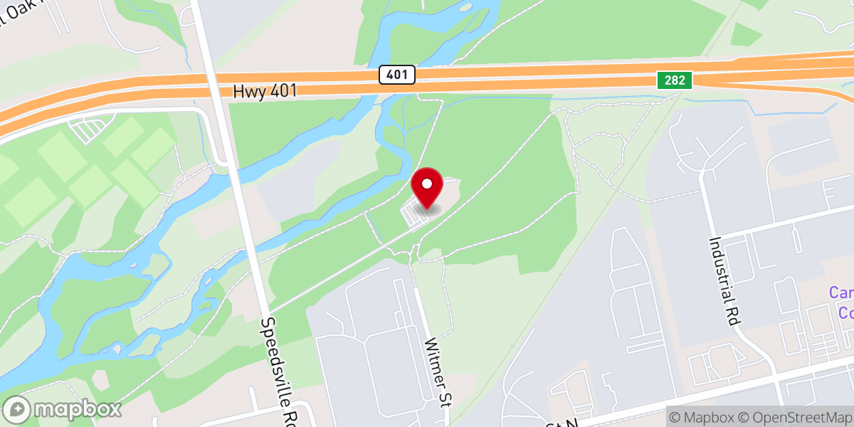 Map showing location of BAPS Shri Swaminarayan Mandir, Cambridge