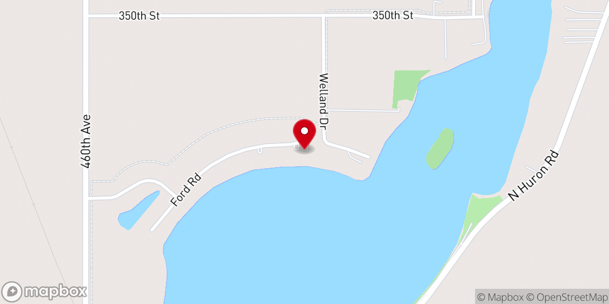 Map showing location of Resting Rock Ministries