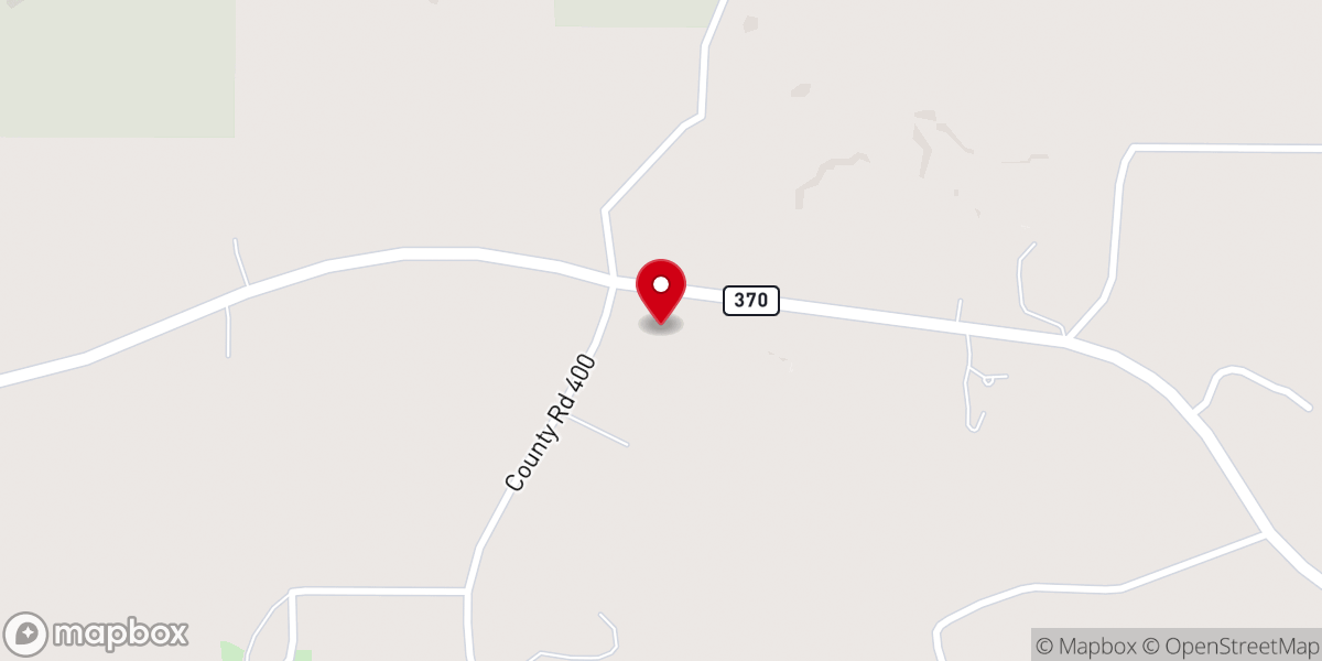 Map showing location of Cross Roads Baptist Church