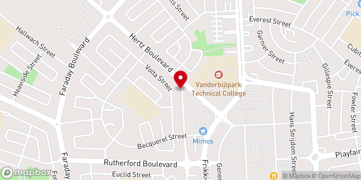 Map showing location of St. Stephens Presbyterian Church