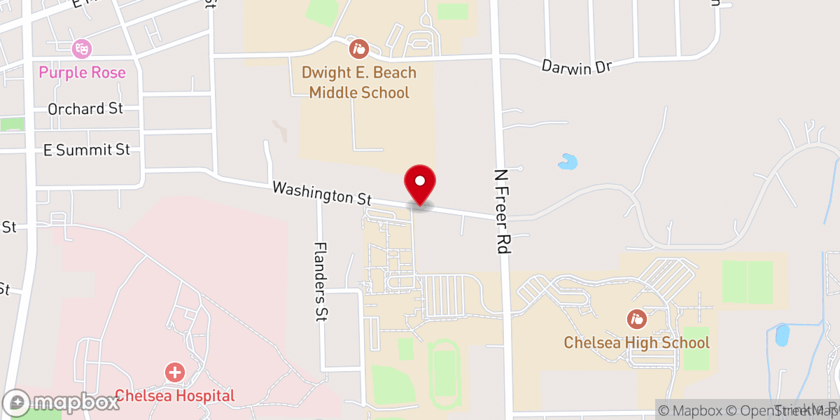 Map showing location of Foundation Building Church