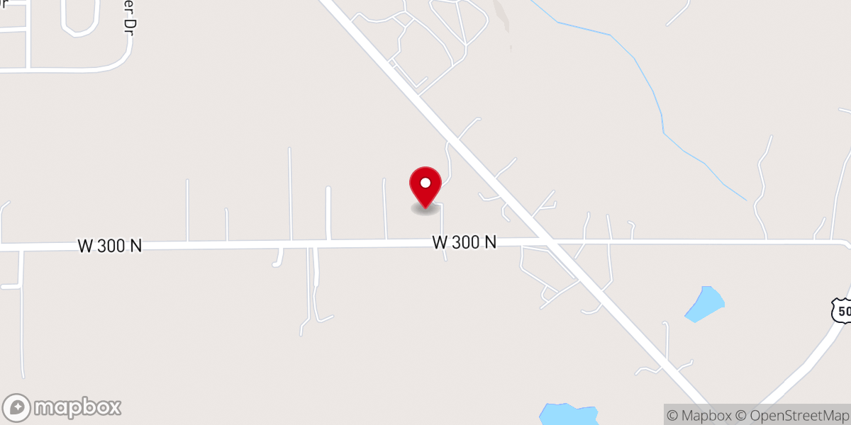 Map showing location of Grace Baptist Church