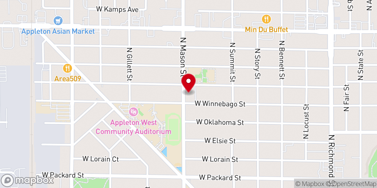 Map showing location of Church of the Incarnation