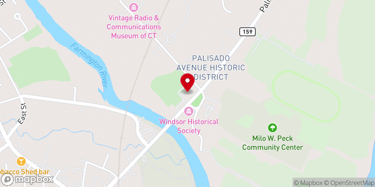 Map showing location of First Church Early Learning Center