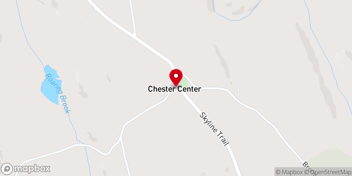 Map showing location of First Congregational Church of Chester, MA