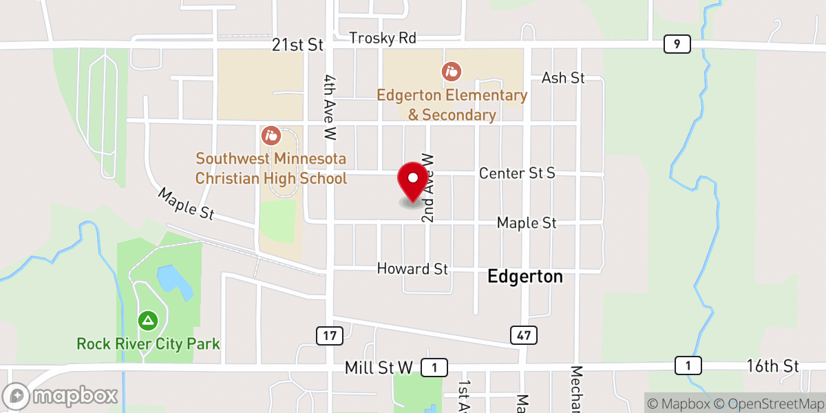 Map showing location of First Reformed: An Evangelical Presbyterian Church