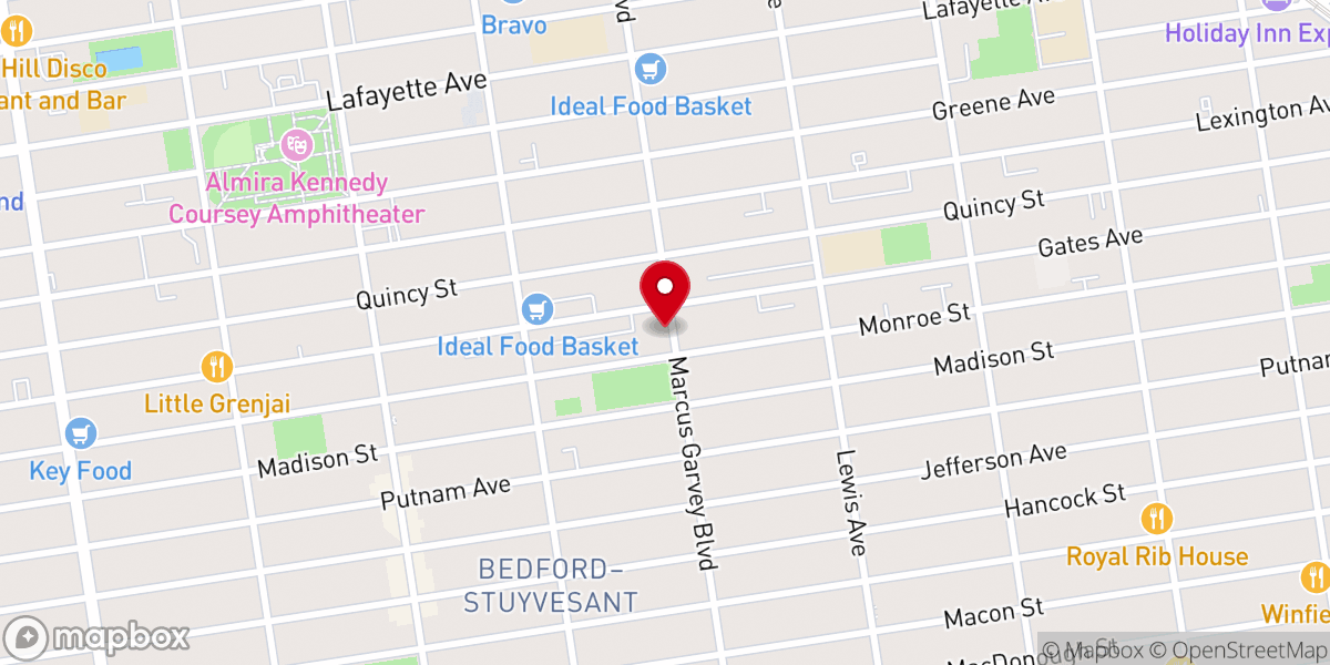 Map showing location of First Step Ministry Church