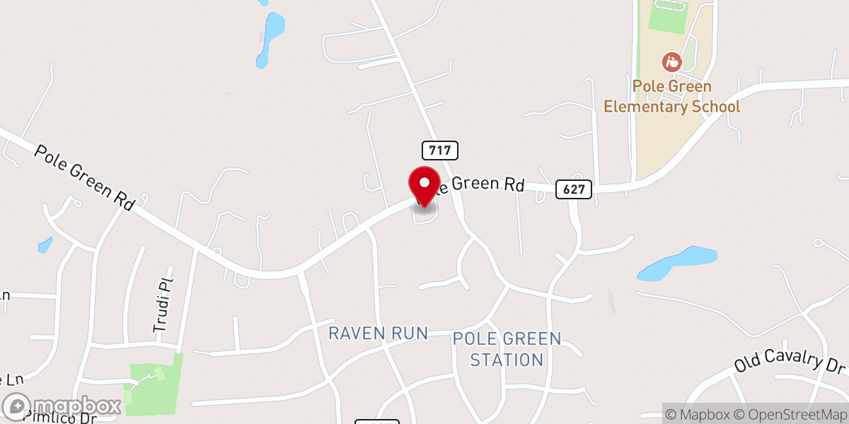 Map showing location of First Union Baptist
