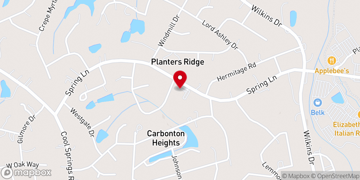 Map showing location of Focus Church - Sanford
