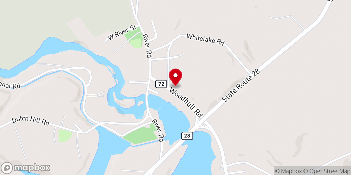 Map showing location of Forestport Presbyterian Fellowship Hall