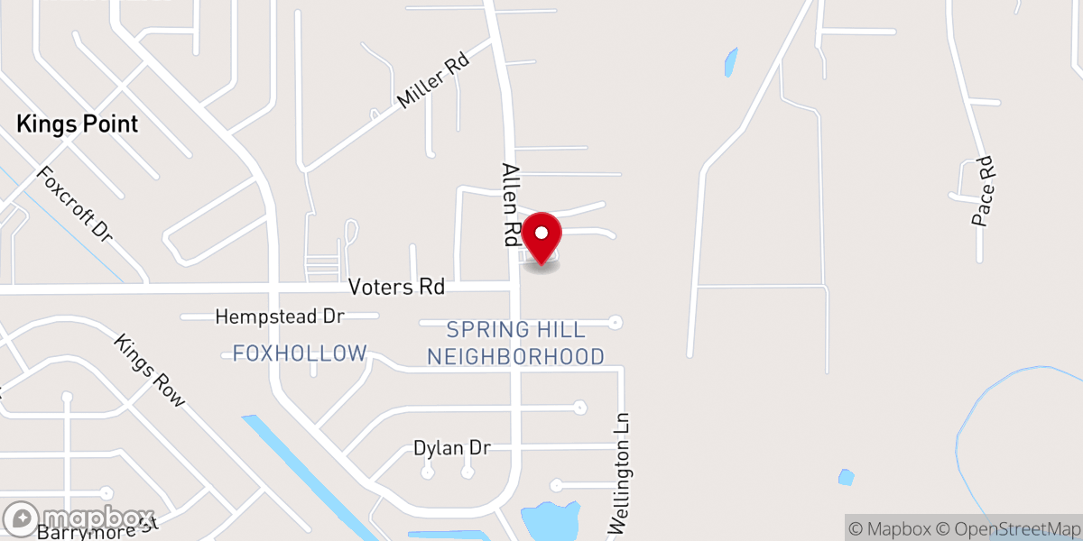 Map showing location of Foundation Church of Slidell