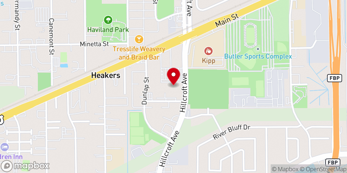 Map showing location of FountainLife Center