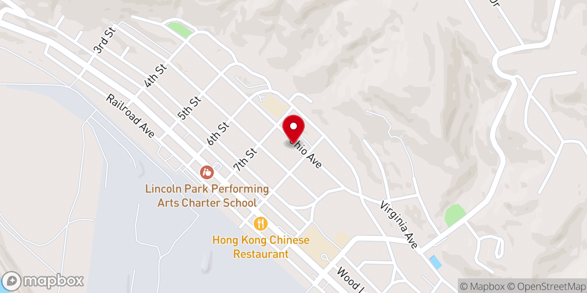 Map showing location of Four Mile Church