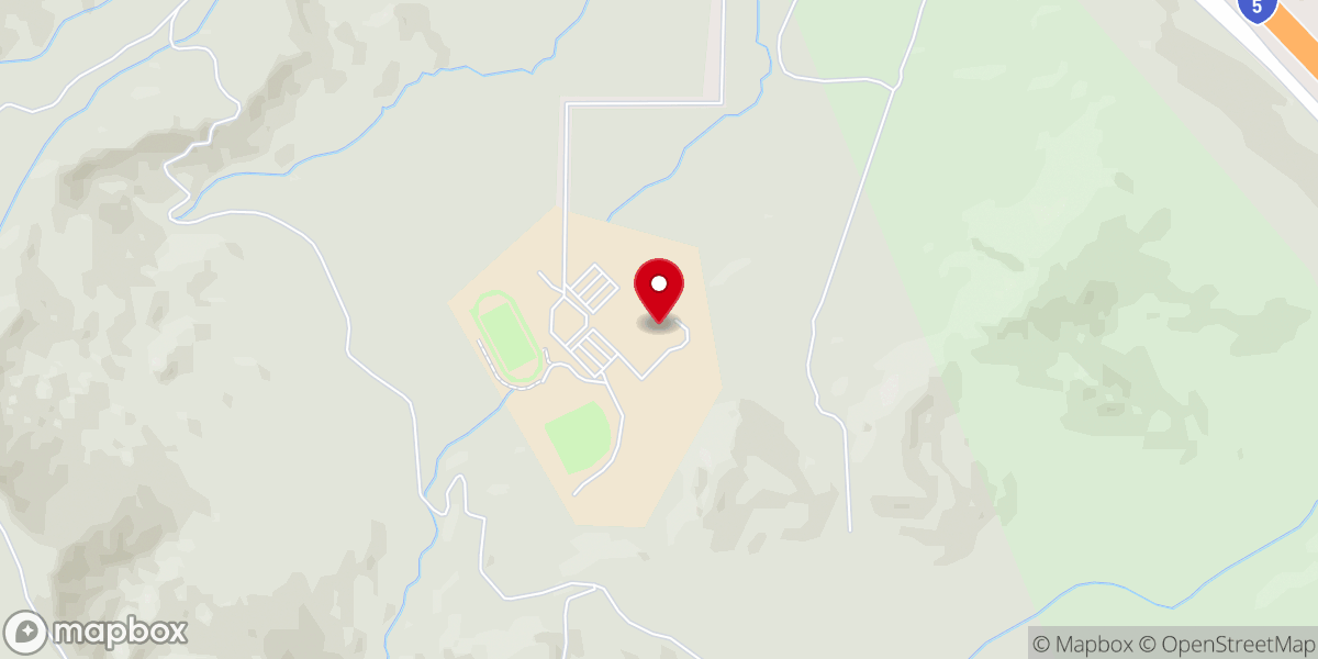 Map showing location of Frazier Mountain Community Church
