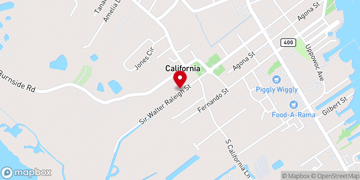 Map showing location of Free Grace Church of Christ