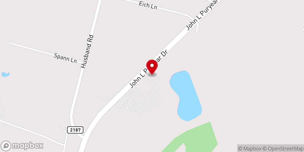 Map showing location of Free Spirit Biker Church