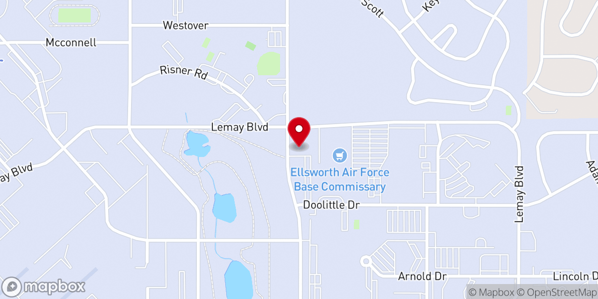 Map showing location of Freedom Chapel