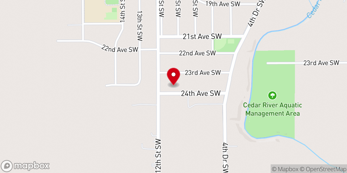 Map showing location of Freedom Christian Fellowship