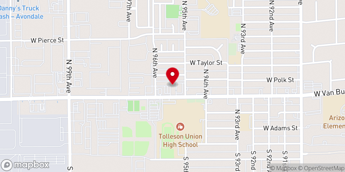 Map showing location of Freedom Impact Center