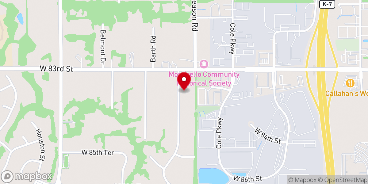 Map showing location of Fresh Start Church