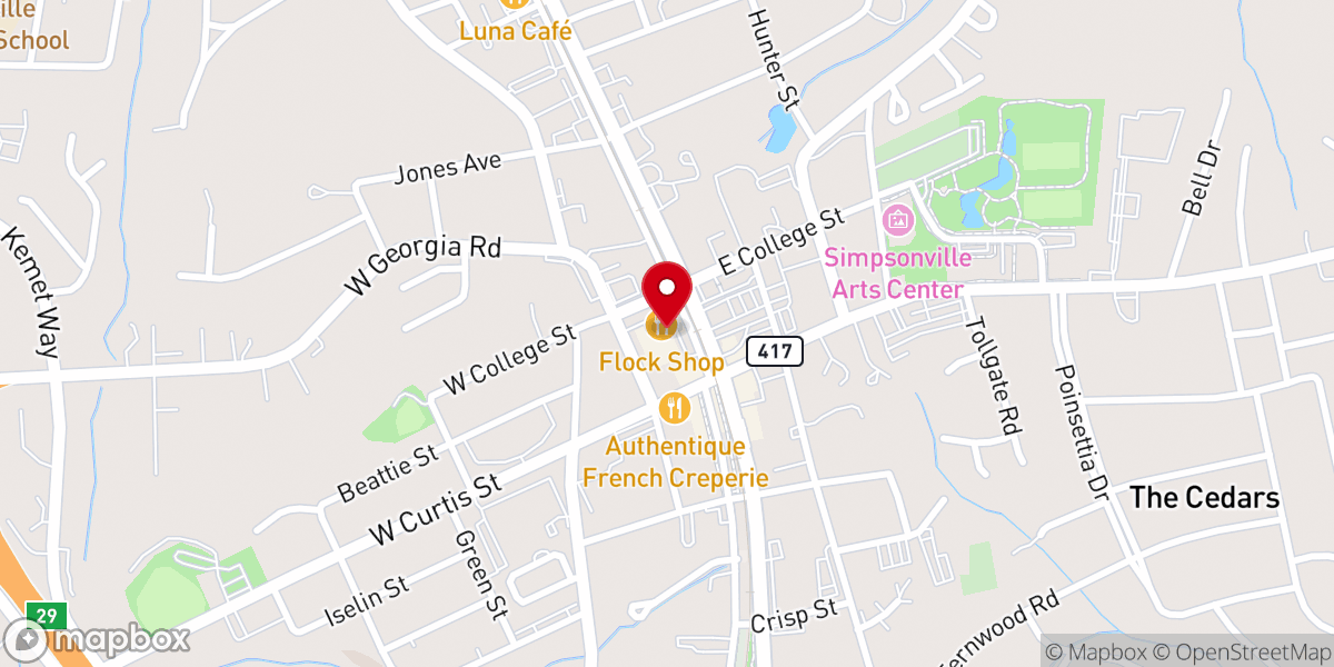 Map showing location of Fuel the Church