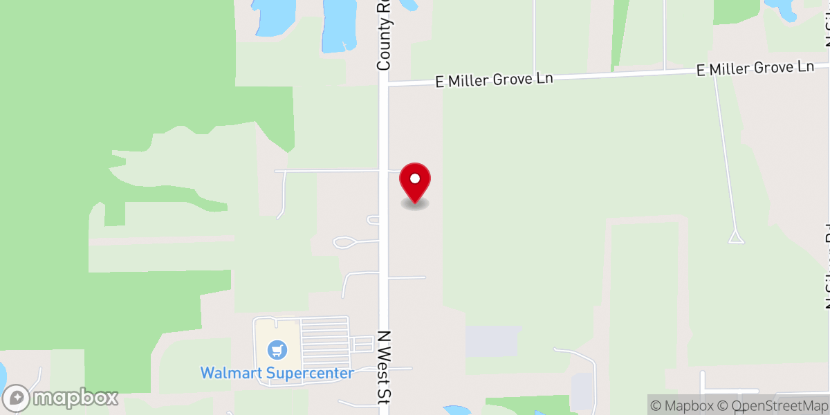 Map showing location of Full Armor Olney